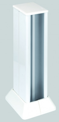 Simon SConnect Миниколонна 2-сторонн. на 4 CIMA-мод., 336х126,5(158)х109,5(181) мм, белый, ALC322-9