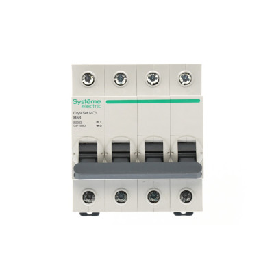 City9 Set Автоматический выключатель (АВ) B 63А 4P 6kA 400В, Systeme Electric, C9F16463