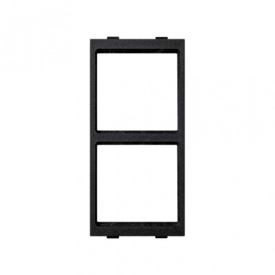 Simon Connect Графит Адаптер для 2-х механизмов Simon 27, Cima-модуль 52x108мм, S78-14