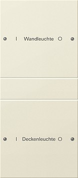 220201 Gira Набор клавиш 2-клав. (1+1),  ГРАВИРОВКА