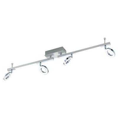 96182 Светодиод. спот с доп. подстветкой CARDILLIO 1, 4х3,2W(LED), 2х3,3W(LED), L985, алюм., сталь,