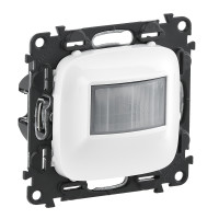 Valena ALLURE..Датчик движения 180° 250Вт без нейтрали.С лицевой панелью.Белый