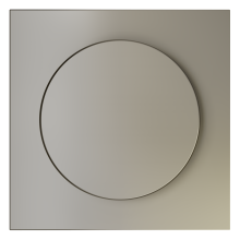 Накладка для светорегулятора поворотно-нажимного, S70 (шелк), VLS002004