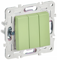 SKANDY Выключ. 3-кл. 10А SK-V11M мятн. IEK, SK-V30-0-10-K06
