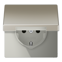 SCHUKO®-розетка 16 A / 250 B ~ с крышкой, ES1521KL