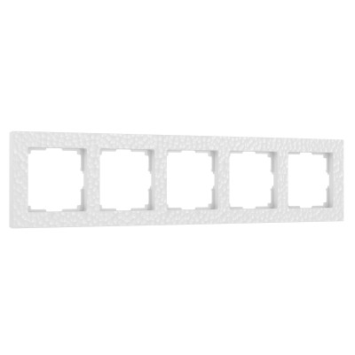 Werkel W0052401/ Рамка на 5 постов Hammer (белый), a052529