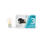 Лампа Gauss Filament Шар 7W 580lm 4100К Е27 LED (3 лампы в упаковке) 1/20, 105902207T