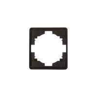 Рамка ROUND 1-постовая оникс KRANZ, KR-78-0751-3