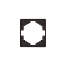 Рамка ROUND 1-постовая оникс KRANZ, KR-78-0751-3