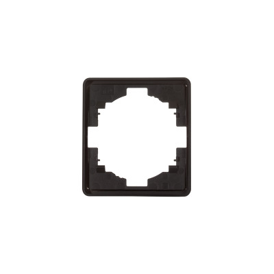 Рамка ROUND 1-постовая оникс KRANZ, KR-78-0751-3