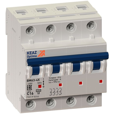 Выключатель нагрузки модульный OptiDin BM63P-463-УХЛ3 (ВМ63Р), КЕАЗ, 103898