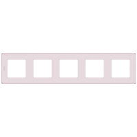 Legrand Рамка 5 постов - Legrand Inspiria - розовый, 673974