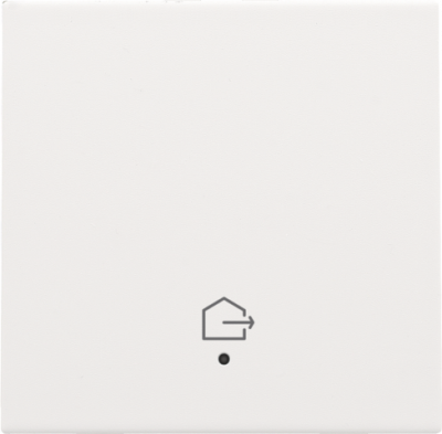 Niko Home Control Пластик Белая сталь Кнопка "выключить всё" с/п, 154-32902