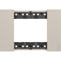 KA4803KM Bticino LIVING NOW. Декоративная рамка 3 модуля.Цвет Песочный., KA4803KM