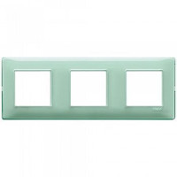 Vimar Накладка для 6 модулей (2+2+2) расстояние между центрами 71мм рефлекс "мята", 14644.44 Vimar Накладка для 6 модулей (2+2+2) расстояние между центрами 71мм рефлекс "мята", 14644.44