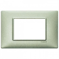 Vimar Накладка для 3 модулей зеленая металлизированная, 14653.72