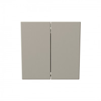 FD3023SH - Выключатель двухклавишный 10A 250V~ с накладкой, цвет Сахара, JASMART Electric FD3023SH - Выключатель двухклавишный 10A 250V~ с накладкой, цвет Сахара, JASMART Electric