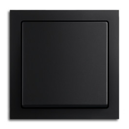 ABB Выключатель 1-клавишный, цвет - черный бархат, серия Future Linear
