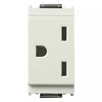 Vimar Розетка 2P+T 15A стандарт США, белая, 16247.B