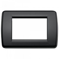 Vimar Накладка для 3 модулей RONDO пластик черный, 16763.16