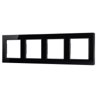 043803 - Рамка стеклянная FRM-GLARE-GS-4-BK (Arlight, -)