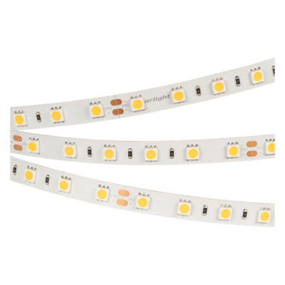 Светодиодная лента RT-B60-10mm 24V White6000 (14.4 W/m, IP20, 5060, 5m) (Arlight, 14.4 Вт/м, IP20), 008829(2)