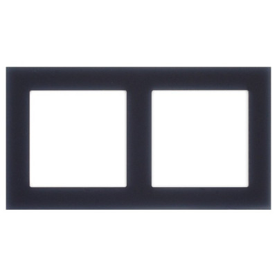 IRIDIUM Вставка на 2 пост, черный акрил, INP214