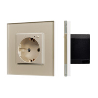 050218 - Розетка электрическая с Zigbee управлением SCT-OMALI-EUZB1-PL-GD (240V, 16A, Zigbee) (Arlight, -)