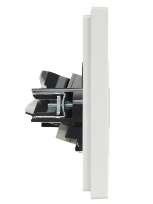 FORTE&PIANO Роз. двойная RJ11+RJ45 кат.5E FP235 бел. IEK, FP-KT20-O-1-K01