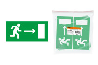 Знак "Направление к эвакуационному выходу направо" 200х100мм TDM Electric, SQ0817-0049