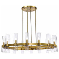 ST LUCE SL1237.303.16 Люстра подвесная ST-Luce Латунь/Прозрачный E14 16*15W