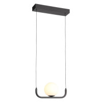 ST LUCE SL1581.403.01 Светильник подвесной ST-Luce Черный/Белый LED 1*8W 3200K