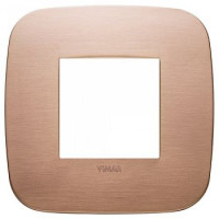 19672.11 - Vimar Накладка Round на 2 модуля медь зачищенная щеткой