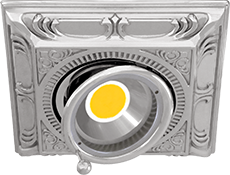 FD1024CCB Fede Светильник встраиваемый поворотный SIENA, Bright Chrome