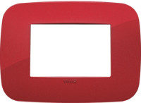 19683.85 - Vimar Накладка ROUND на 3 модуля красная