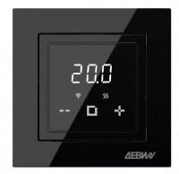 Терморегулятор ДЕВИ Classy c Wi-Fi, с датчиком пола, черный, 16А, 140F1069R
