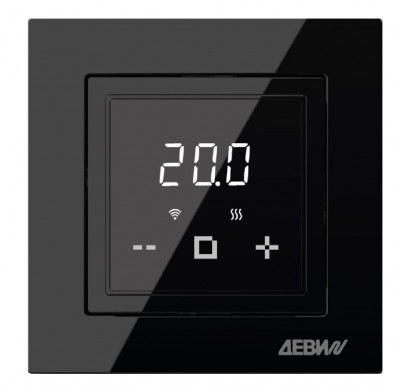 Терморегулятор ДЕВИ Classy c Wi-Fi, с датчиком пола, черный, 16А, 140F1069R