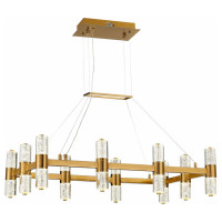 ST LUCE SL6007.203.20 Люстра подвесная ST-Luce Латунь/Прозрачный LED 20*2,5W 4000K