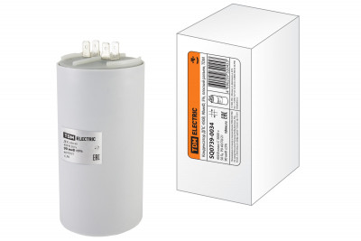 Конденсатор ДПС 450В, 90мкФ, 5%, плоский разъем, TDM Electric, SQ0739-0034