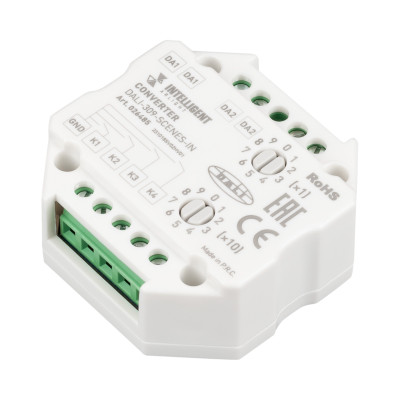 INTELLIGENT ARLIGHT Конвертер DALI-309-SCENES-IN (DALI bus) (Arlight, -), 026485