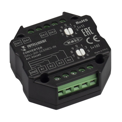 INTELLIGENT ARLIGHT Конвертер DALI-309-SCENES-IN (DALI bus) (Arlight, -), 026485