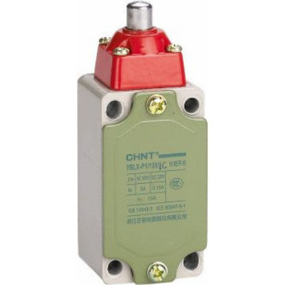 Chint Выключатель путевой YBLX-P1/120/1C прямого действия с буфером (R), 437085
