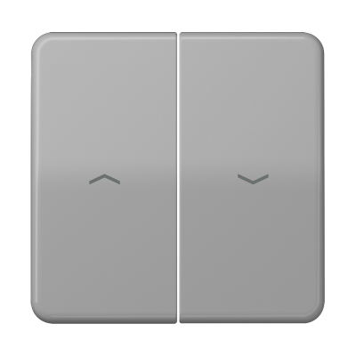 Клавиши для выключателя управления жалюзи 509VU и кнопки 539VU; серые, CD595PGR