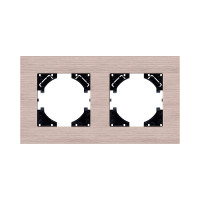 Рамка 2-постовая, золотой Kollinger Reflex AL RA2GD