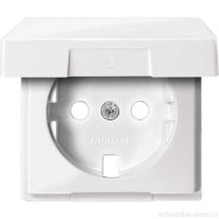 SM Накладка с крышк. для розетки 2К+З 16А 250В~, полярно-бел. SM Накладка с крышк. для розетки 2К+З 16А 250В~, полярно-бел.