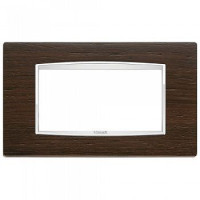 Vimar Накладка классика для 4 модуля венге африканское, 20654.C31 Vimar Накладка классика для 4 модуля венге африканское, 20654.C31