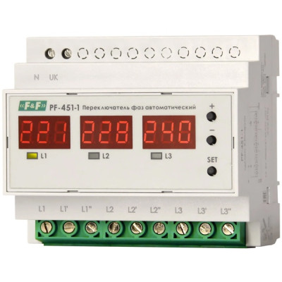 EA04.005.005 - Переключатель фаз автоматический PF-451-1 EA04.005.005 Евроавтоматика F&F,