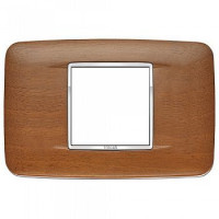 20682.C35 - Vimar Накладка с закруглениями для 2 модулей центрально орех итальянский