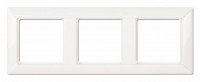 Рамка 3-поста; Eco Profi; термопласт; белый, EP483WW