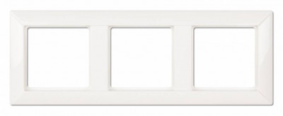 Рамка 3-поста; Eco Profi; термопласт; белый, EP483WW